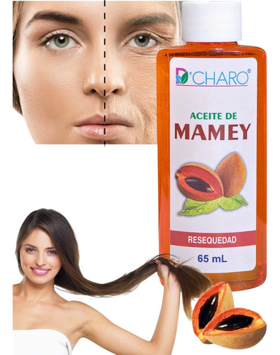 Aceite De Mamey Uso Cosmético Vs Resequedad Pelo Suave 65 Ml