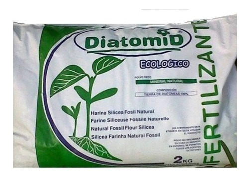 Tierra De Diatomeas Bolsa 2 Kg. Insecticida Diatomid