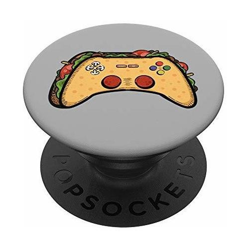 Diseño De Juegos Y Taco Para Gamer Boy Popsockets M93dz