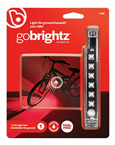 Marco Brightz Gobrightz Led Bicicleta Accesorios Claro, Rojo