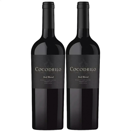 Vino Cocodrilo Red Blend 750ml X2 Unidades