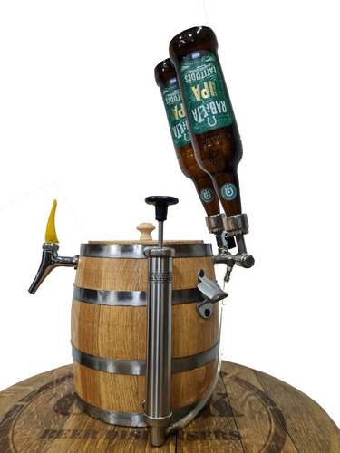 Chopera De Cerveza Tirada Para Dos Botellas Cask Tilcara