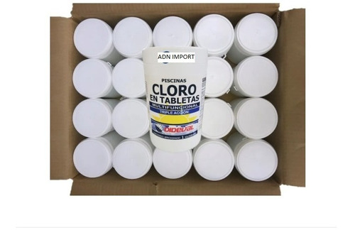 Cloro En Tabletas Triple Acción Piscinas 1kg X Caja 20 Und