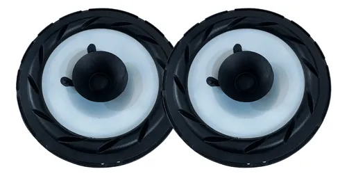 Altavoces Bbr6 de 6 pulgadas, 100 W, par O, 4 ohmios, de rango completo, color negro