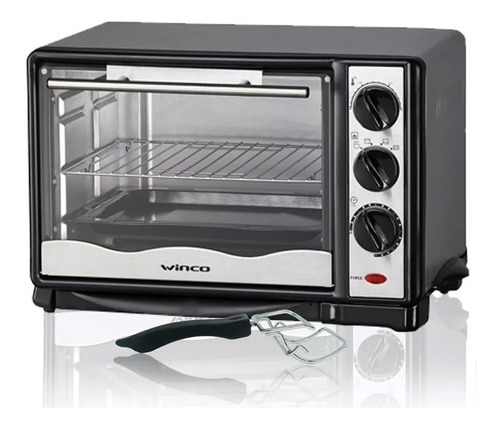 Horno Electrico Winco 23 Lts 1500 W. Hasta 250º + Fuente