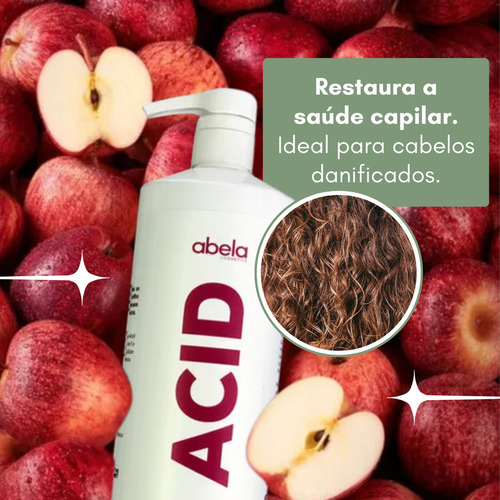 Acidificante Capilar Acid 1l - Abela