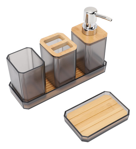 Set De Accesorios De Baño Bath Ensemble Set Con Soporte Para