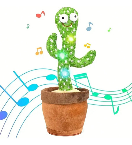 Divertido Cactus Bailarín Peluche Felpa Juguete Para Niños