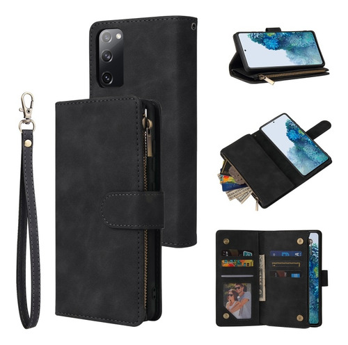 Funda Multifuncional Con Cremallera Para Samsung S21/note10+