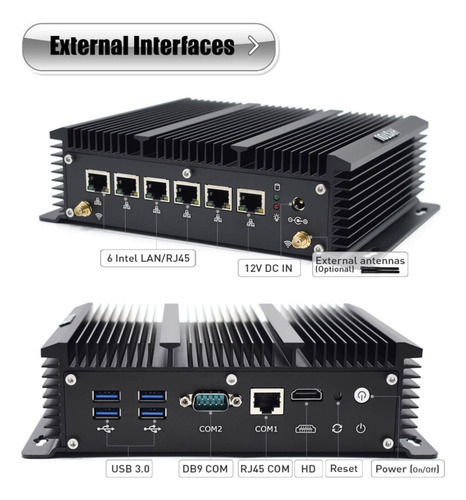 P09-6l Windows 10 Ou Sistema Linux Mini Itx Pc