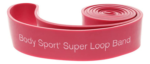 Body Sport Super Loop Band - Banda De Gran Resistencia, Rojo