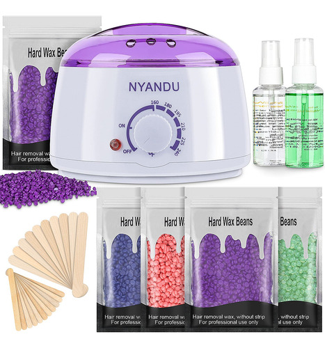 Kit De Cera Para Mujeres Y Hombres, Calentador De Cera Nyand