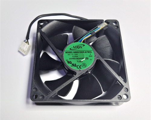 Ventilador Fan Cooler Adda Ad0912ux-a7bgl 9cm X 2.5 12v 0.5a