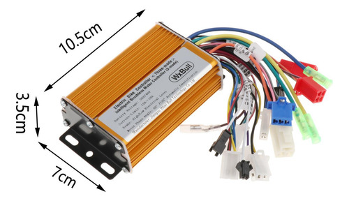 36v / 48v 350w Motor Brushless Laranja Atualizado