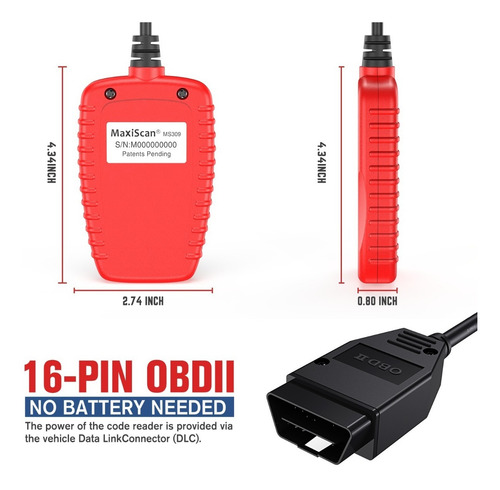 Autel Maxiscan Ms309 Obd2 Code Reader