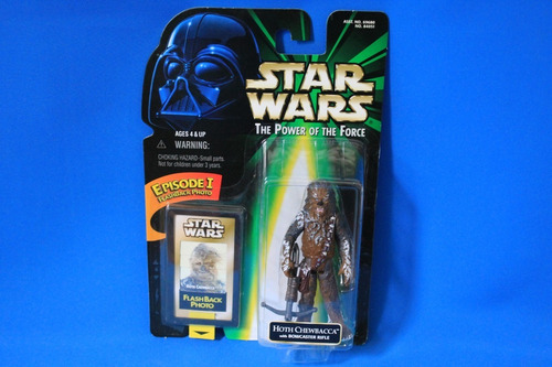 Hoth Chewbacca With Bowcaster Star Wars Power Of The Force (Usado)