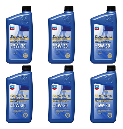 Chevron Aceite 5w30 Semisintetico 6pzas. 