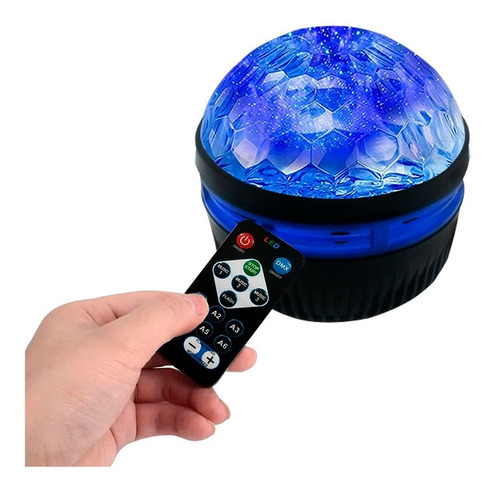 Proyector Galaxia Aurora Boreal Luces Led Control Nocturno