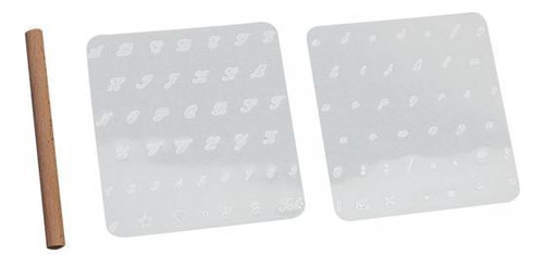2 Herramientas De Estampado De Cuero Juego De Fuente 4