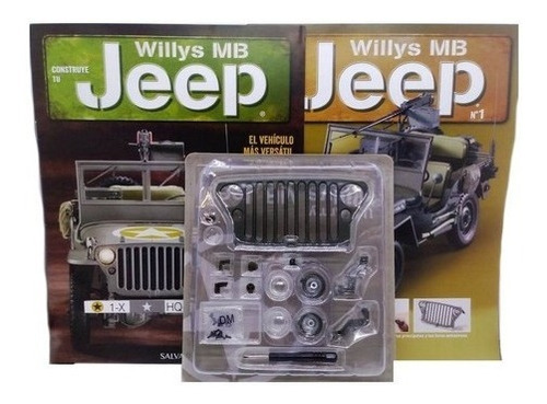 Construye Tu Jeep Willys Mb 1/8 Salvat números 1 2 3 Y 4