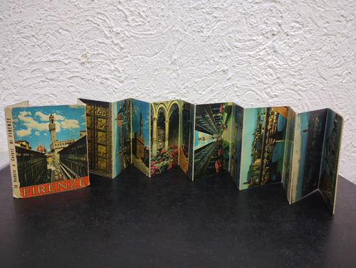Mini Libro 15 Imágenes A Color De Florencia Retro Original (Usado)