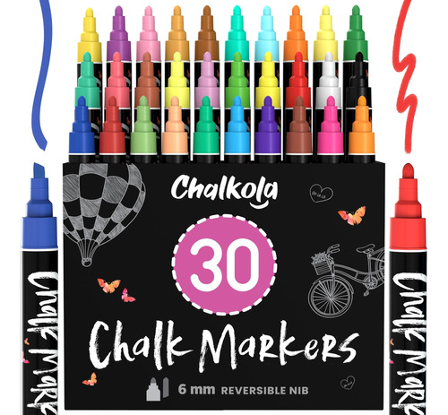 Set De Marcadores Chalkola 30 U Multi