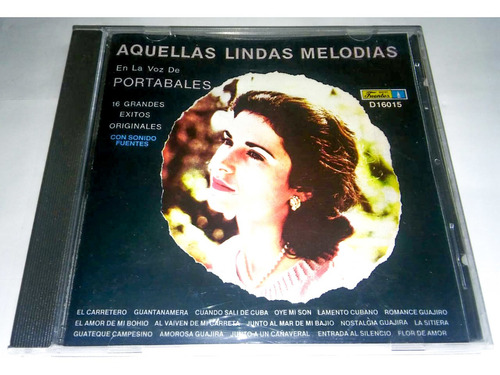 Guillermo Portables Aquellas Lindas Melodías Cd 