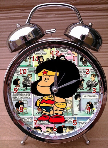 Reloj Despertador De Mafalda
