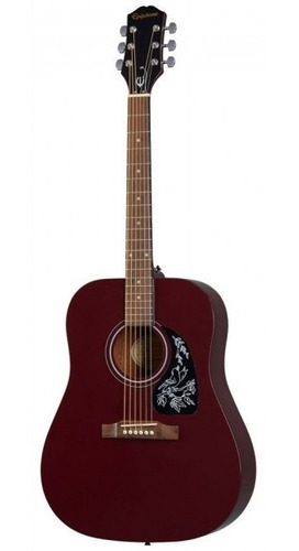 Imagen 1 de 3 de Guitarra Acústica EpiPhone Eastarwrch1 Starling Wine Red
