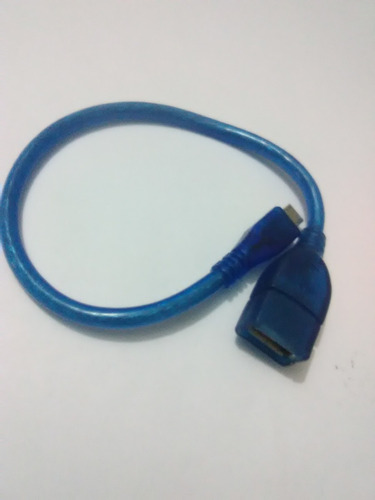 Cable Micro Usb  Otg A Usb Hembra Para Pendrive 
