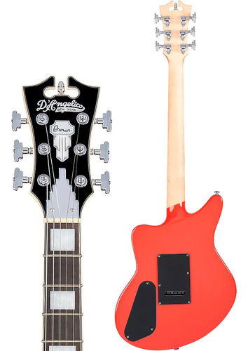 Imagen 6 de 6 de D'angelico Premier Series Bedford Sh Fiesta Red