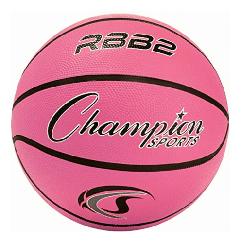 Champion Sports Balón De Baloncesto De Goma, Resistente