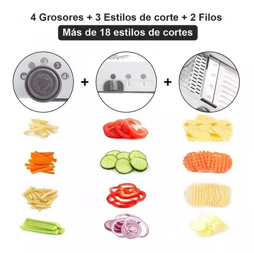 Mandoline ajustable en inox