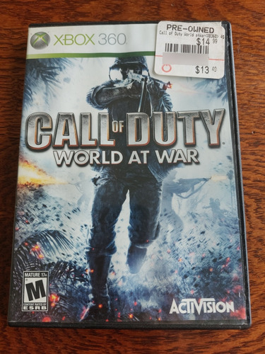 Call Of Duty World At War Juegazo Original Físico Xbox 360