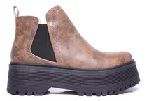 Comprar Borcego Mujer Con Elástico Caña Corta Plataforma Kate Kuba.