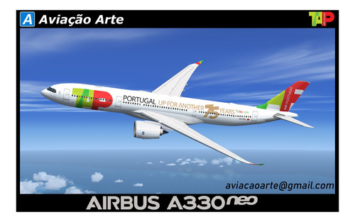 Aeronave Para Simulador - Frota Airbus A330-900neo Tap