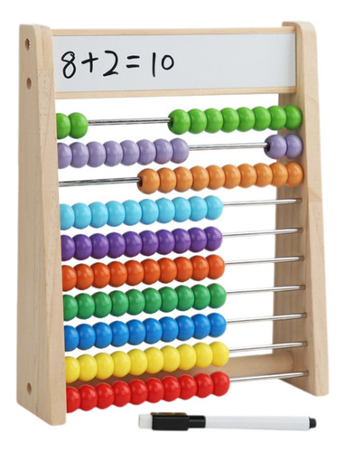 De Madera Para Niños, 10 Filas, Clásico, Marco De Madera