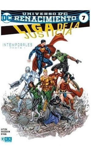 Liga De La Justicia  07 (2017) - Bryan Hitch, de Bryan Hitch. Editorial Ecc Argentina en español