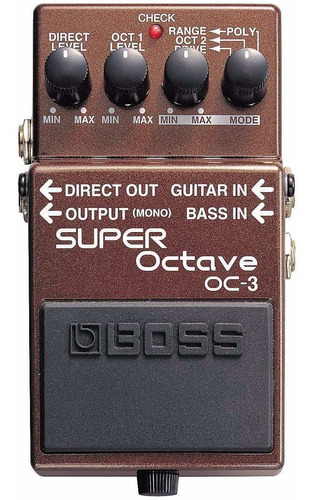 Efecto Para Guitarra Y Bajo Boss Super Octava Oc3 