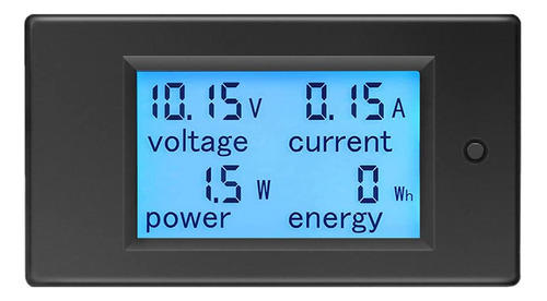 Amp Volt Watt Kwh Medidor Probador Panel Digital 4 1 12v Cc
