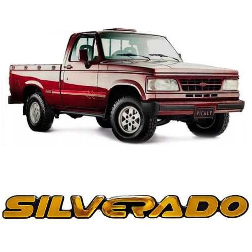 Emblema Adesivo Resinado Silverado D20 2000