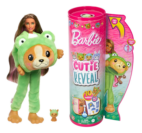 Barbie Cutie Reveal Tubular Animal Custome Series Rana