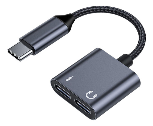 2 Paquete De 2-4 Adaptadores De Audio Usb Tipo C, 2 Piezas