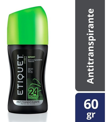 Etiquet Men Sport Antitranspirante Roll On 60g