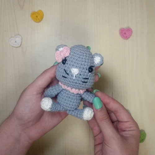 Oferta - Gata Bernarda - Muñeco Tejido- Peluche- Amigurumi