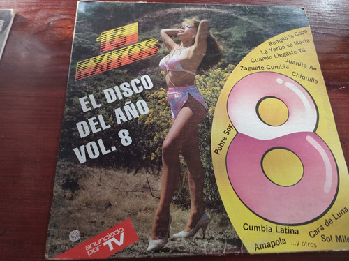 16 Éxitos El Disco Del Año Vinilo Lp Acetato Vinyl
