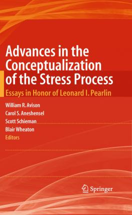 Libro Advances In The Conceptualization Of The Stress Pro...