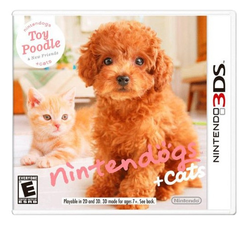 Nintendogs + Cats Toy Poodle And Friends 3ds Midia Fisica