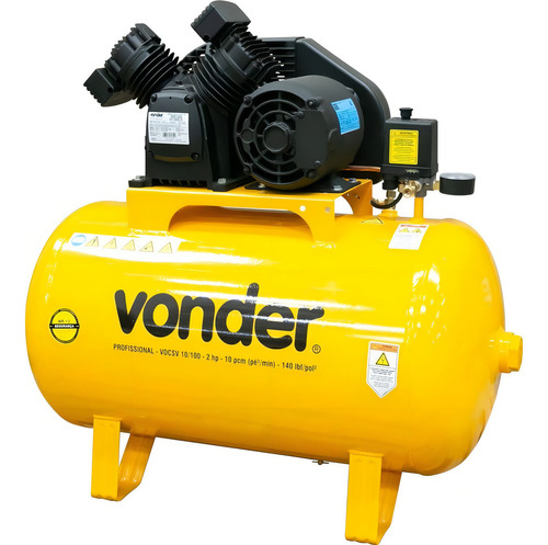Compressor De Ar Vdcsv 20/200 5cv Trifásico 220v 380v Vonder 220V/380V