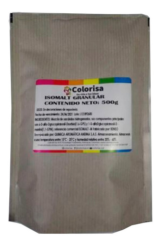Imagen 1 de 3 de Isomalt Granulado 500 Gr